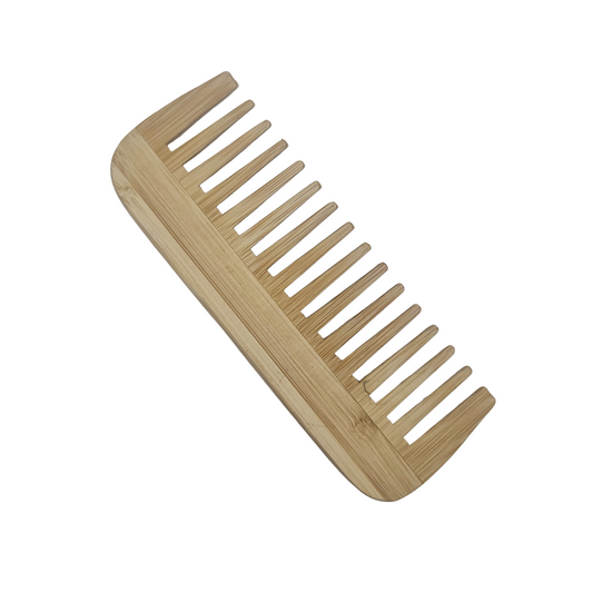 Natural Bamboo Wooden Wide Tooth Comb